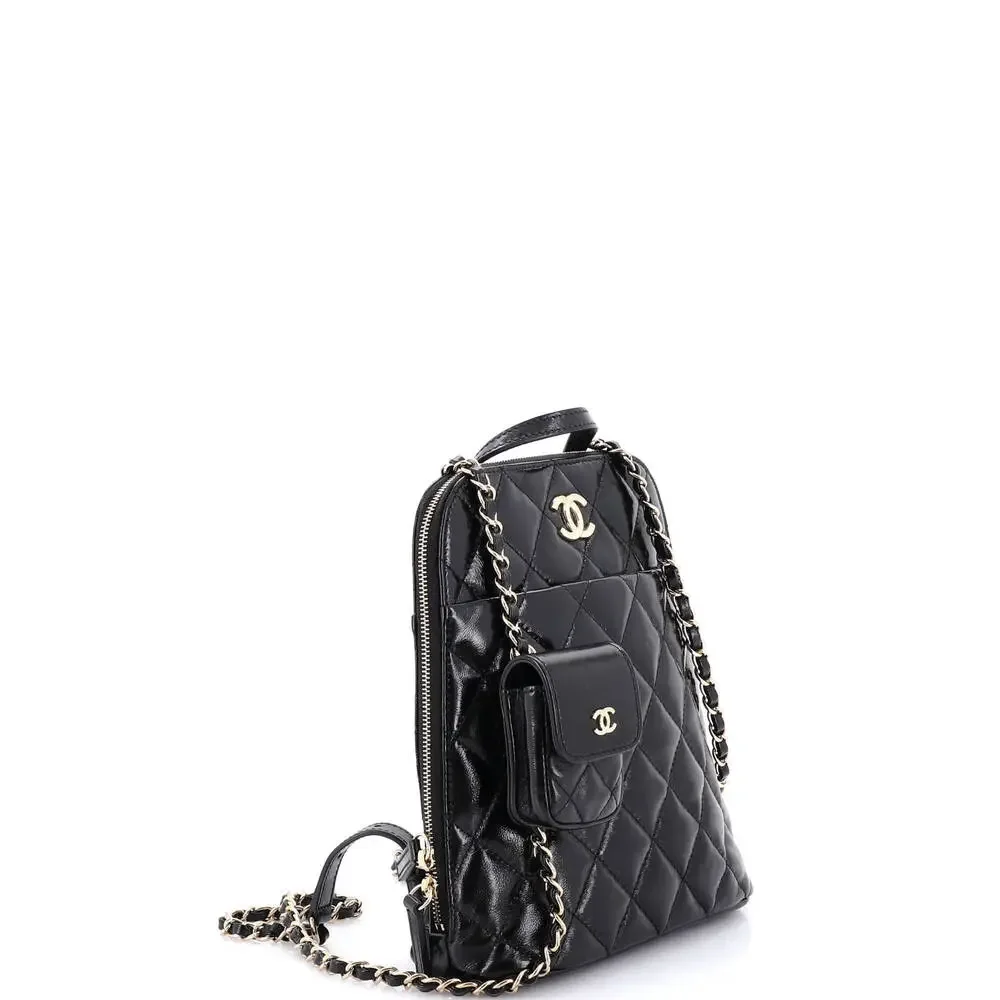 Chanel My Pocket Backpack Quilted Shiny #256624C48B - Picture 2 of 6